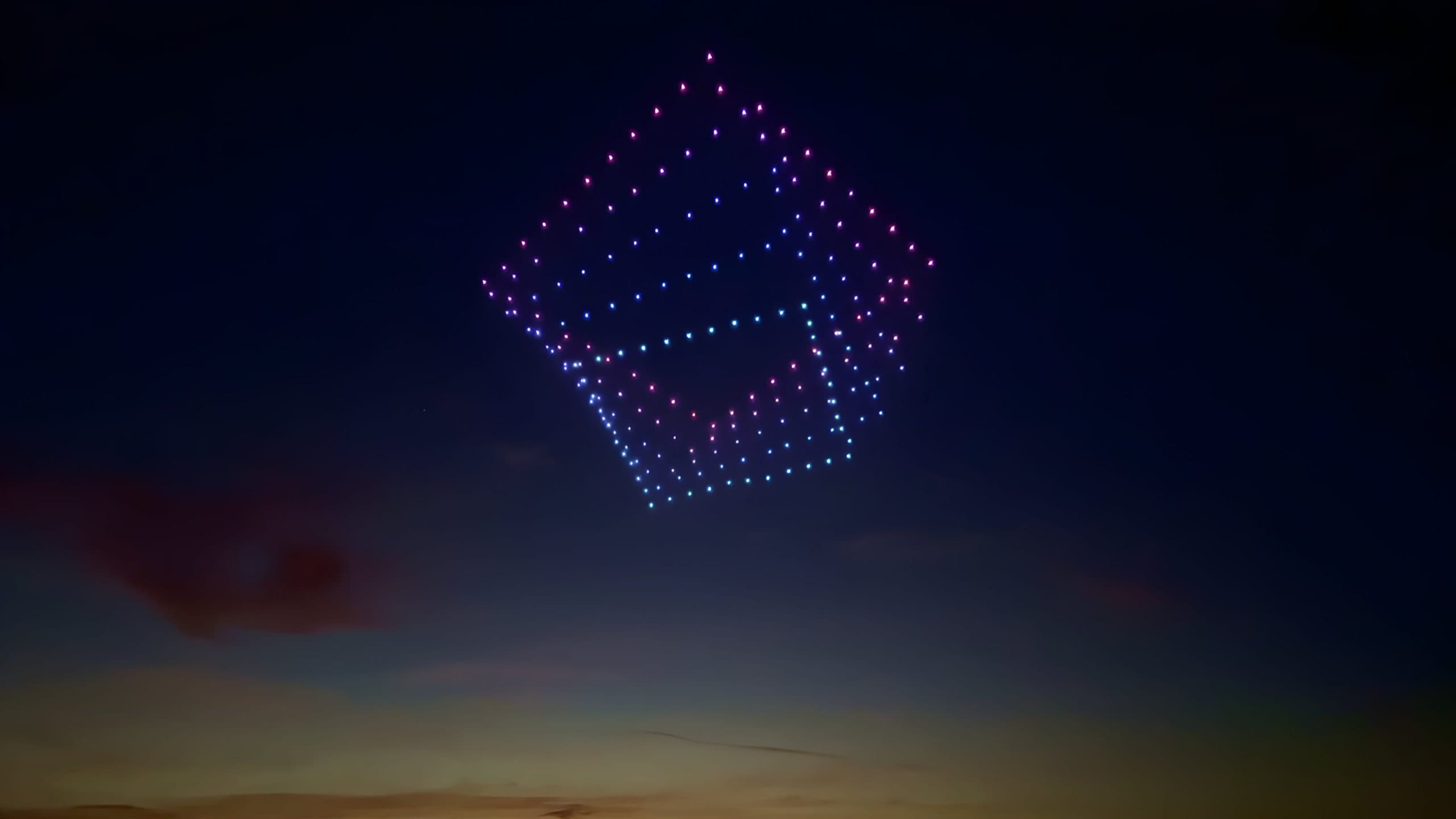 Abstract drone formation