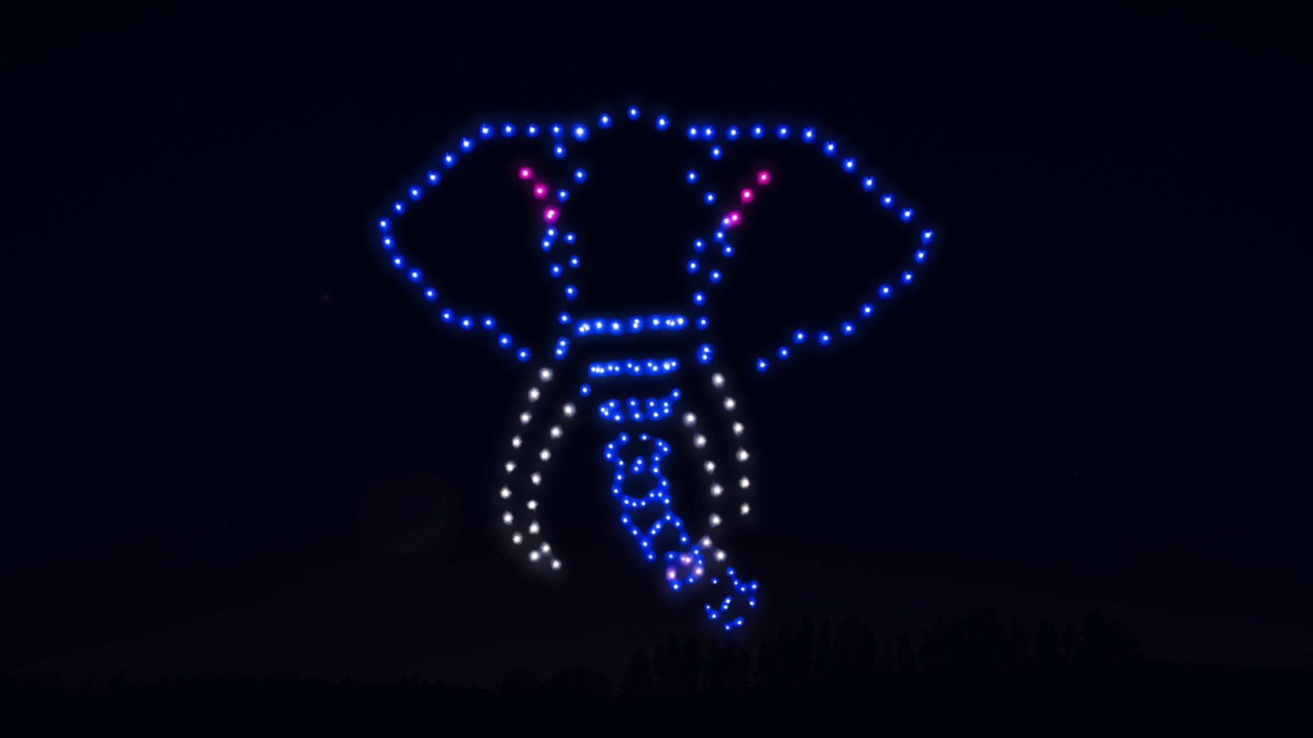 Elephant drone formation