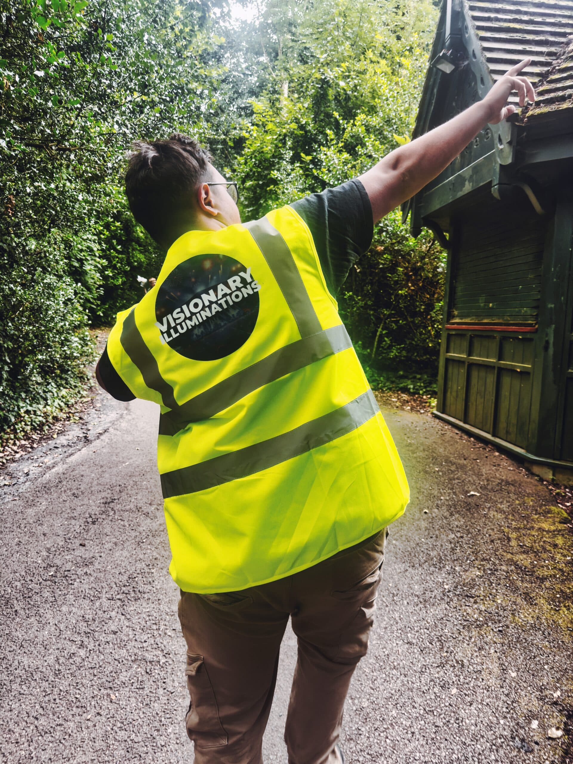 On-site safety and show crew