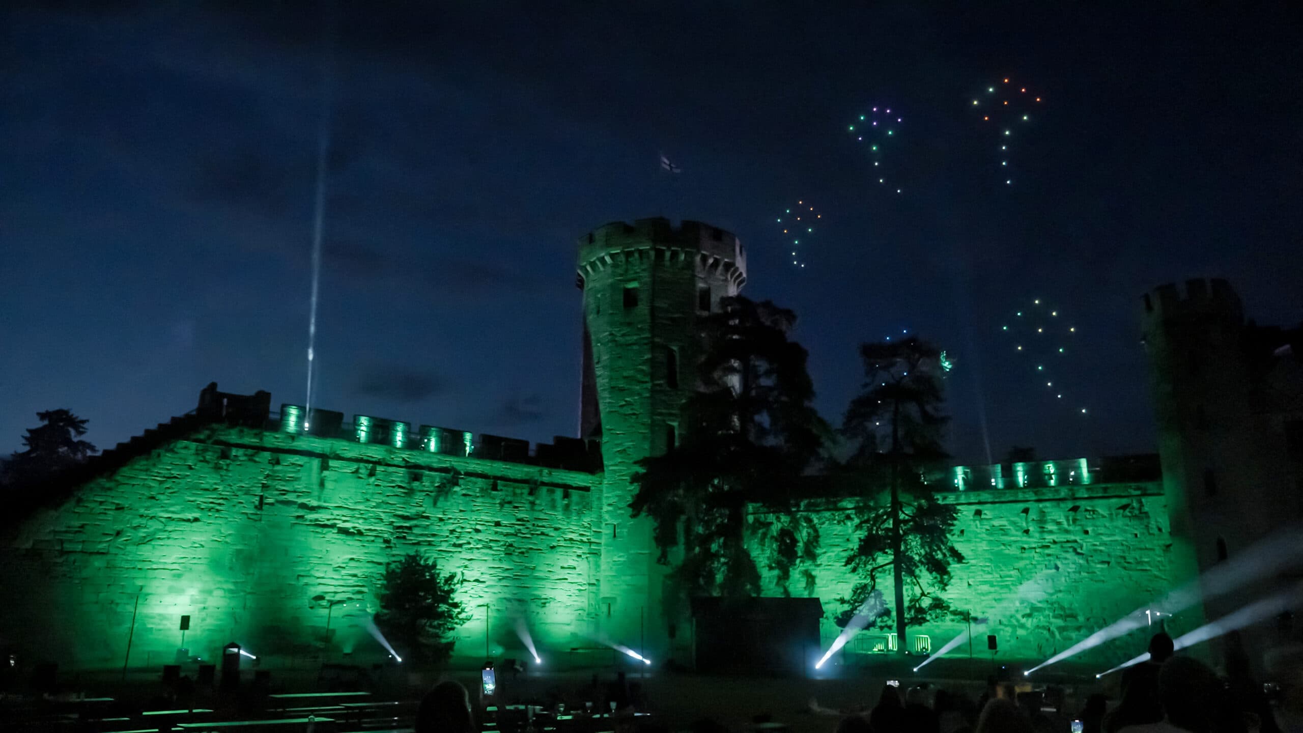 Kite formation in the sky