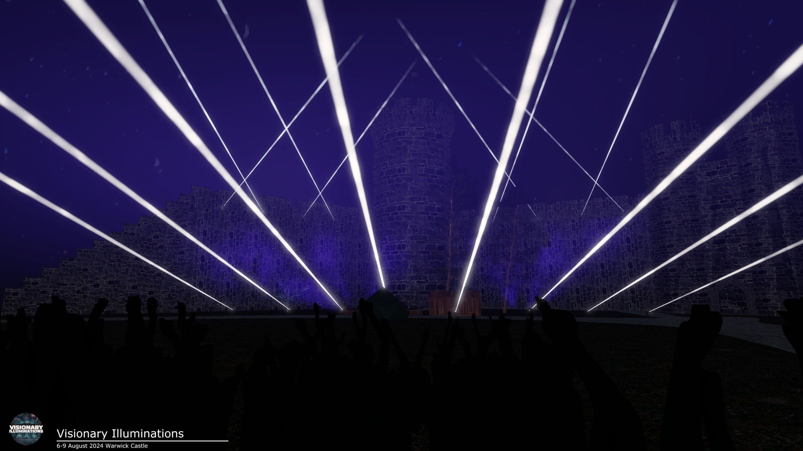 Outdoor UK event venue during discovery for a drone light show and live production brief